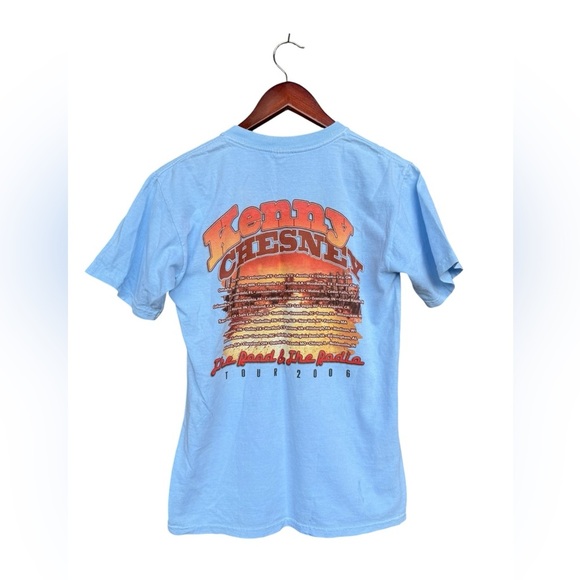 Vintage Y2K Kenny Chesney 2006 Tour The Road And The Radio Band Tee Small - Picture 3 of 7